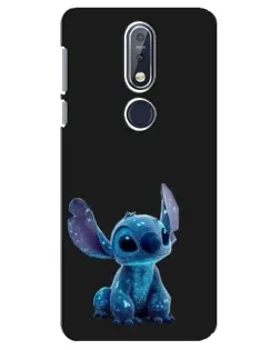 Чохол для Nokia 7.1 (2018) з картинкою «Стіч на чорному» Чохол для Nokia 7.1 (2018) з картинкою «Стіч на чорному»