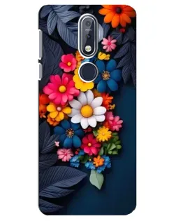 Чехол для Nokia 7.1 (2018) с картинкой «Цветочная феерия» Чехол для Nokia 7.1 (2018) с картинкой «Цветочная феерия»
