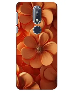 Чехол для Nokia 7.1 (2018) с картинкой «Оранжевый макро цветок» Чехол для Nokia 7.1 (2018) с картинкой «Оранжевый макро цветок»