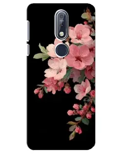Чехол для Nokia 7.1 (2018) с картинкой «Розовая ветка сакуры» Чехол для Nokia 7.1 (2018) с картинкой «Розовая ветка сакуры»