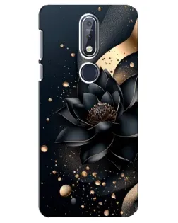 Чехол для Nokia 7.1 (2018) с картинкой «Черный лотос» Чехол для Nokia 7.1 (2018) с картинкой «Черный лотос»