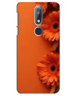 Чехол для Nokia 7.1 (2018) с картинкой «Оранжевые герберы» Чехол для Nokia 7.1 (2018) с картинкой «Оранжевые герберы»