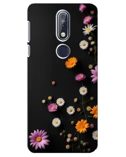 Чехол для Nokia 7.1 (2018) с картинкой «Цветочная композиция» Чехол для Nokia 7.1 (2018) с картинкой «Цветочная композиция»