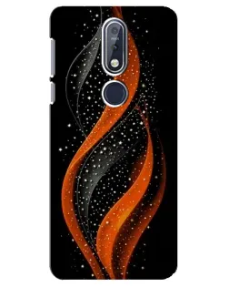 Чехол для Nokia 7.1 (2018) с картинкой «Огненная звездная волна» Чехол для Nokia 7.1 (2018) с картинкой «Огненная звездная волна»