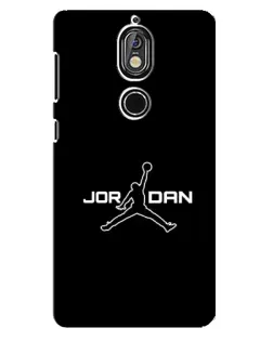 Чехол для Nokia 7 с картинкой «Nike Pink Swirl»