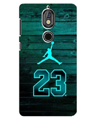 Чехол для Nokia 7 с картинкой «Jordan Cyan 23»