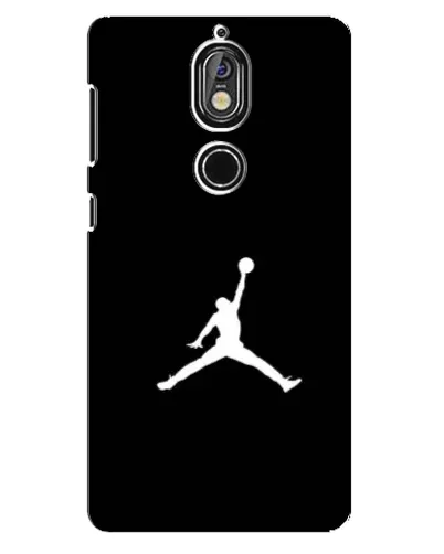Чехол для Nokia 7 с картинкой «Jordan Silhouette»