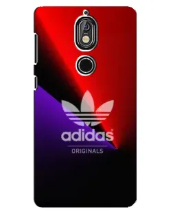 Чехол для Nokia 7 с картинкой «Adidas Red Neon»
