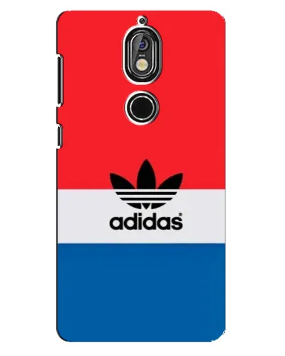 Чехол для Nokia 7 с картинкой «Ретро блоки Adidas» Чехол для Nokia 7 с картинкой «Ретро блоки Adidas»