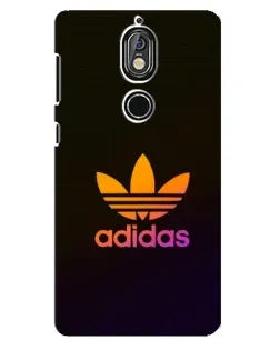 Чехол для Nokia 7 с картинкой «Градиент Adidas»