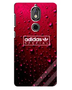 Чехол для Nokia 7 с картинкой «Adidas Gold Marble»