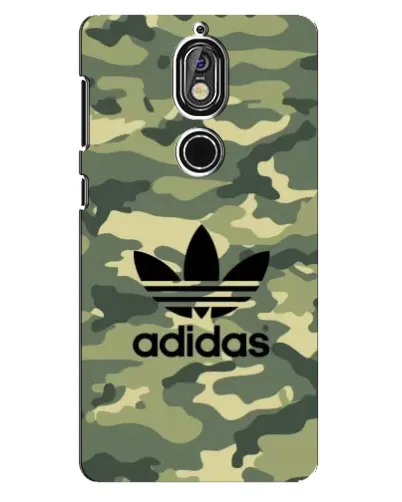 Чехол для Nokia 7 с картинкой «Милитари стиль Adidas» Чехол для Nokia 7 с картинкой «Милитари стиль Adidas»
