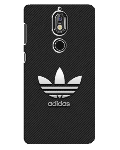 Чехол для Nokia 7 с картинкой «Adidas Карбоновая текстура» Чехол для Nokia 7 с картинкой «Adidas Карбоновая текстура»