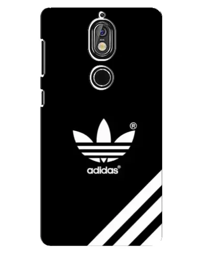 Чехол для Nokia 7 с картинкой «Adidas с диагональными полосами» Чехол для Nokia 7 с картинкой «Adidas с диагональными полосами»