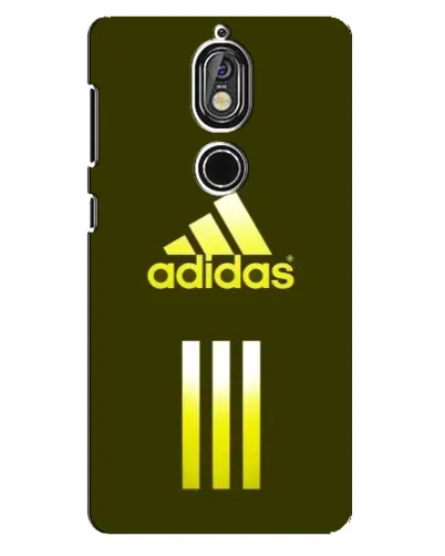 Чехол для Nokia 7 с картинкой «Оливковый градиент Adidas» Чехол для Nokia 7 с картинкой «Оливковый градиент Adidas»