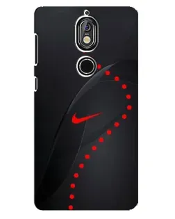 Чехол для Nokia 7 с картинкой «Абстрактный дизайн Nike»
