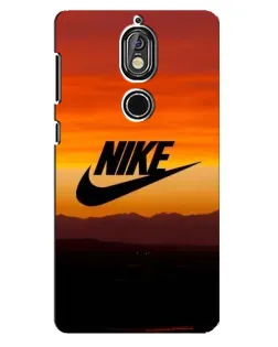 Чехол для Nokia 7 с картинкой «Nike — вечерний горизонт»