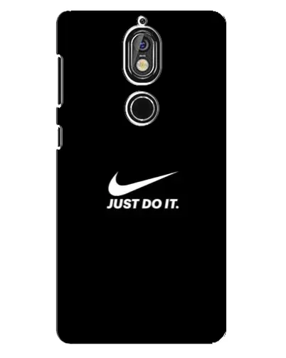 Чехол для Nokia 7 с картинкой «Минимализм от Nike»