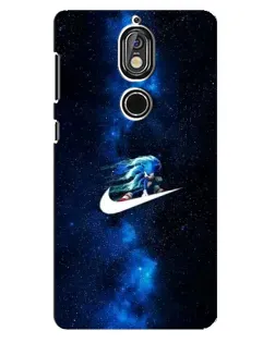Чехол для Nokia 7 с картинкой «Звездный путь Nike»
