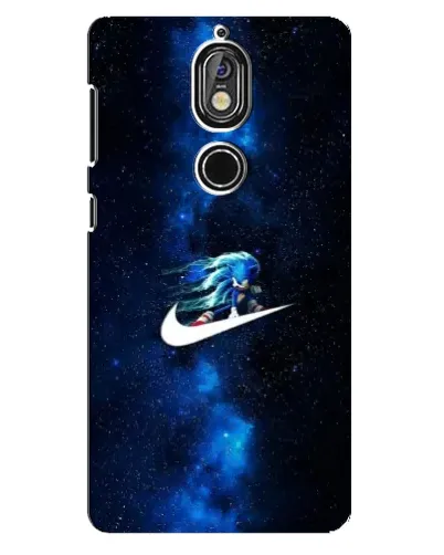 Чехол для Nokia 7 с картинкой «Звездный путь Nike»