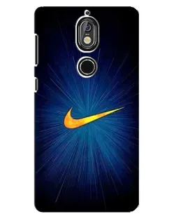 Чохол для Nokia 7 з картинкою «Синій пульс Nike»