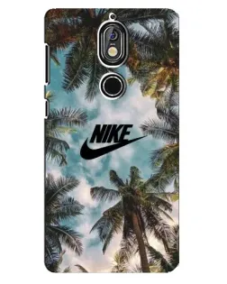 Чохол для Nokia 7 з картинкою «Тропічний принт Nike»
