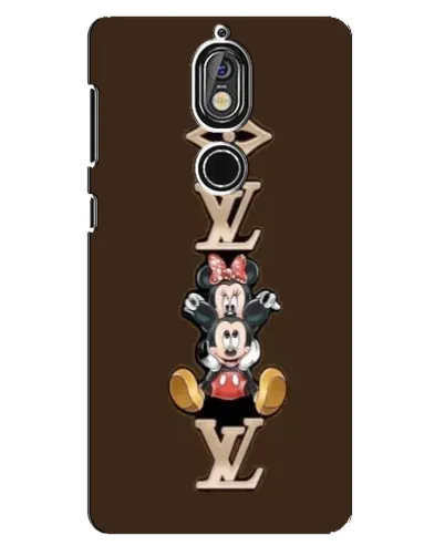 Чехол для Nokia 7 с картинкой «LV и Микки Маус» Чехол для Nokia 7 с картинкой «LV и Микки Маус»