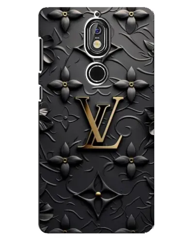 Чехол для Nokia 7 с картинкой «Кожаная текстура LV» Чехол для Nokia 7 с картинкой «Кожаная текстура LV»
