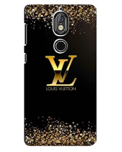 Чехол для Nokia 7 с картинкой «LV — золотые искры» Чехол для Nokia 7 с картинкой «LV — золотые искры»