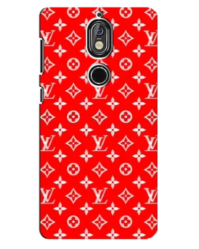 Чехол для Nokia 7 с картинкой «Яркий паттерн LV» Чехол для Nokia 7 с картинкой «Яркий паттерн LV»
