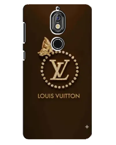 Чехол для Nokia 7 с картинкой «LV — золотая печать» Чехол для Nokia 7 с картинкой «LV — золотая печать»