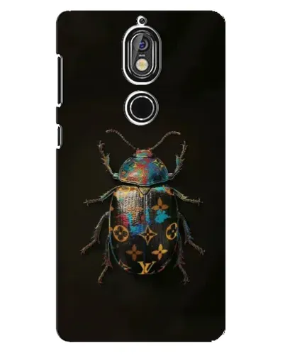 Чехол для Nokia 7 с картинкой «LV — мраморный принт» Чехол для Nokia 7 с картинкой «LV — мраморный принт»
