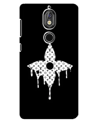 Чехол для Nokia 7 с картинкой «Цветочная монограмма» Чехол для Nokia 7 с картинкой «Цветочная монограмма»