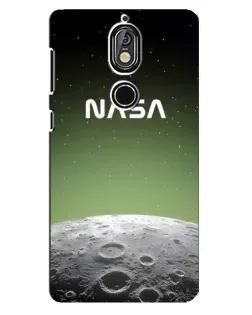 Чехол для Nokia 7 с картинкой «NASA — лунный градиент»