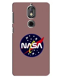 Чехол для Nokia 7 с картинкой «NASA — ретро космос»