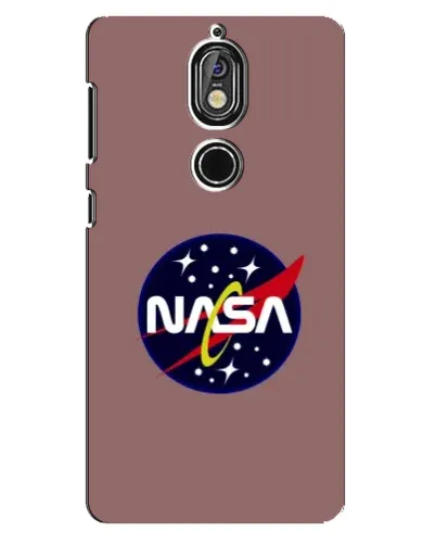 Чехол для Nokia 7 с картинкой «NASA — ретро космос»