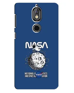 Чехол для Nokia 7 с картинкой «NASA — лунная миссия»