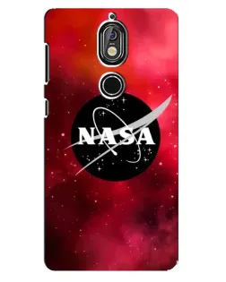 Чехол для Nokia 7 с картинкой «NASA — красная туманность»