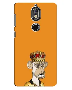 Чехол для Nokia 7 с картинкой «Золотая обезьяна Bored Ape»