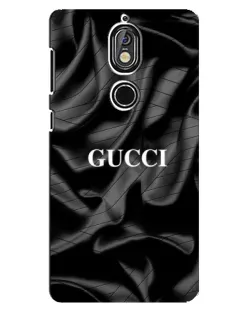 Чехол для Nokia 7 с картинкой «Gucci — шелковые волны»