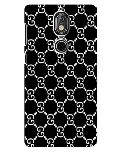 Чехол для Nokia 7 с картинкой «Gucci — сетчатый паттерн»