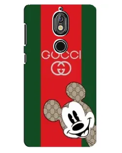 Чохол для Nokia 7 з картинкою «Gucci — смуги та Міккі» Чохол для Nokia 7 з картинкою «Gucci — смуги та Міккі»