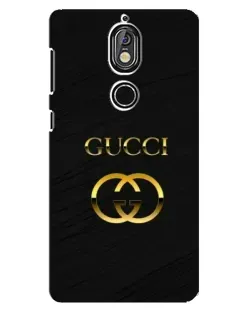 Чохол для Nokia 7 з картинкою «Золотий логотип Gucci» Чохол для Nokia 7 з картинкою «Золотий логотип Gucci»
