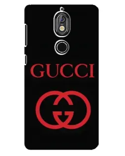 Чохол для Nokia 7 з картинкою «Gucci — червоний логотип» Чохол для Nokia 7 з картинкою «Gucci — червоний логотип»