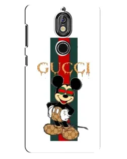 Чохол для Nokia 7 з картинкою «Міккі Маус Gucci — смуги» Чохол для Nokia 7 з картинкою «Міккі Маус Gucci — смуги»