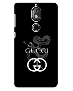 Чохол для Nokia 7 з картинкою «Gucci — срібна змія» Чохол для Nokia 7 з картинкою «Gucci — срібна змія»