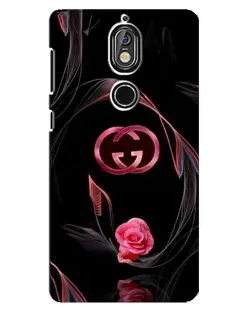 Чохол для Nokia 7 з картинкою «Gucci — неонова троянда» Чохол для Nokia 7 з картинкою «Gucci — неонова троянда»