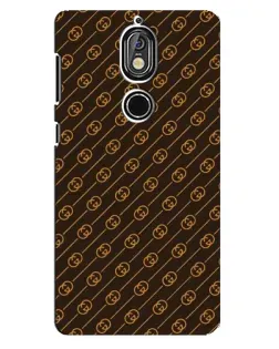 Чохол для Nokia 7 з картинкою «Gucci — золоті діагоналі» Чохол для Nokia 7 з картинкою «Gucci — золоті діагоналі»