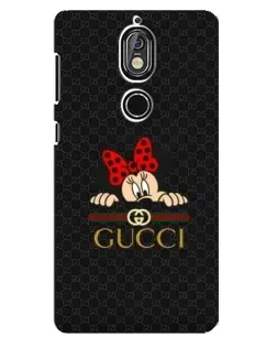 Чохол для Nokia 7 з картинкою «Мінні Маус Gucci — чорний» Чохол для Nokia 7 з картинкою «Мінні Маус Gucci — чорний»