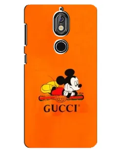 Чохол для Nokia 7 з картинкою «Міккі Маус Gucci — помаранч» Чохол для Nokia 7 з картинкою «Міккі Маус Gucci — помаранч»